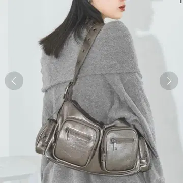 JEANASIS 4 포켓 원숄더 실버