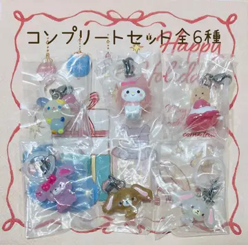 산리오 캐릭터즈 윳토 메지루시 액세서리 컴플리트 전 6종