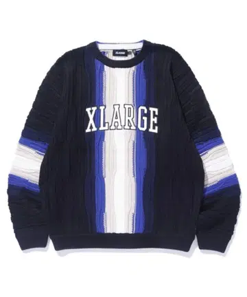 XLARGE 3D 크루넥 니트 스웨터