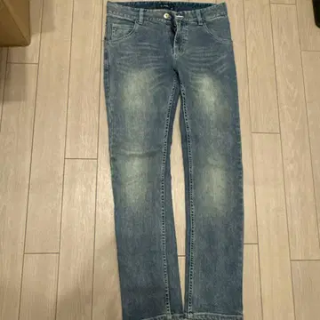 DOWBL 워시드 가공 빈티지 데님 팬츠