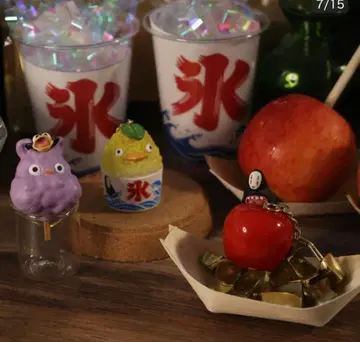 센과 치히로의 행방불명 엔니치 키링 3개 세트 미사용 새상품 완판템