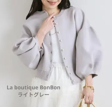 새상품급 La Boutique BonBon 퐁퐁 슬리브 니트 가디건