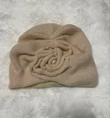 CA4LA 카시라 니트 모자 큐빅 펄