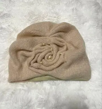 CA4LA 카시라 니트 모자 큐빅 펄