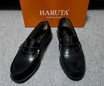 [컨디션 최상] HARUTA 로퍼 천연 가죽 인조 가죽 아님