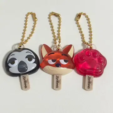 주토피아 아크릴 키링 세트