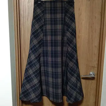 ROPE PICNIC 로페피크닉 체크 세미 머메이드 스커트 36