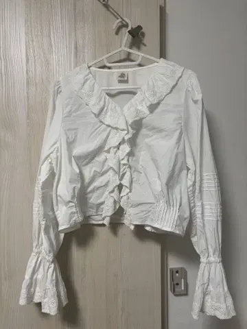 Dot and Stripes CHILD WOMAN 브로드 프릴 블라우스