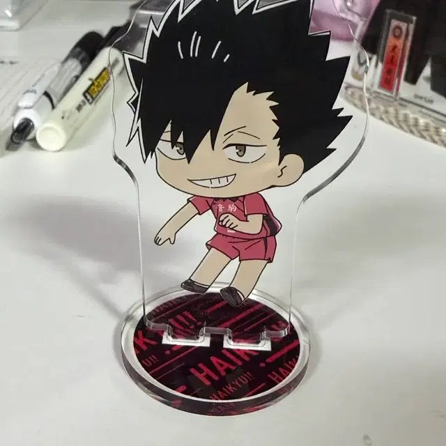 하이큐 애니메이트 콜라보 카페 아크릴 스탠드 쿠로오 판매