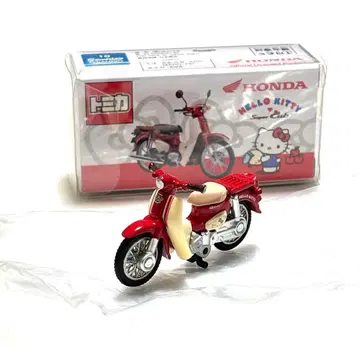 [클리어 케이스 포함] 토미카 혼다 슈퍼커브 헬로키티 모델 미니카