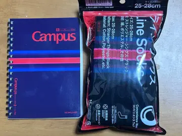 기묘한 이야기 양말 25-28cm 블랙 노트 세트