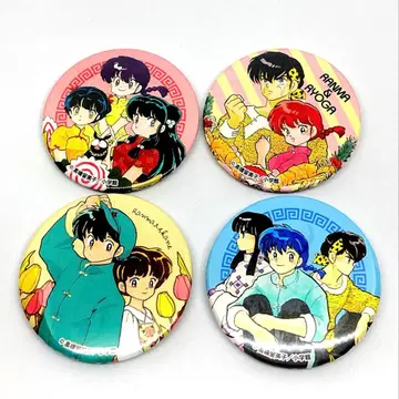 란마 1/2 트레이딩 캔뱃지 레어