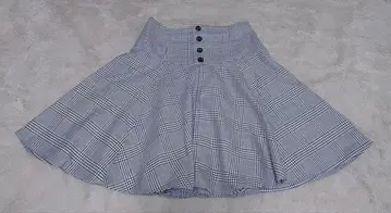 dazzlin 앞 버튼 미니 플레어 스커트