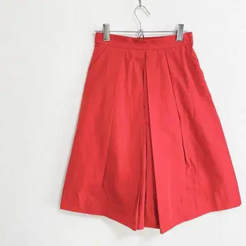 A226 allureville 스커트 M 빨간색 사다리꼴