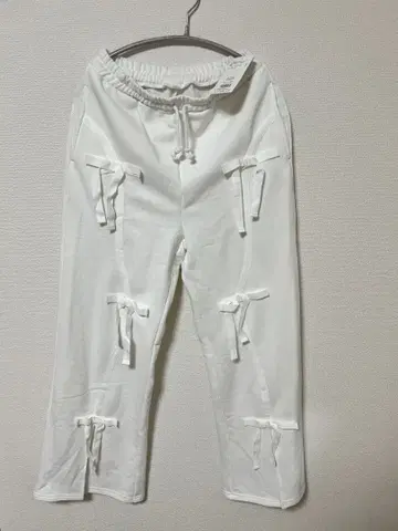 merry jenny 리본 스웨트 팬츠