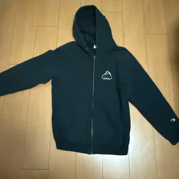 XLARGE 챔피언 블랙 풀 집업 후드티