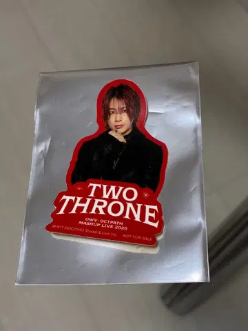 OWV 혼다 야스스케 스티커 TWO THRONE 입장 혜택