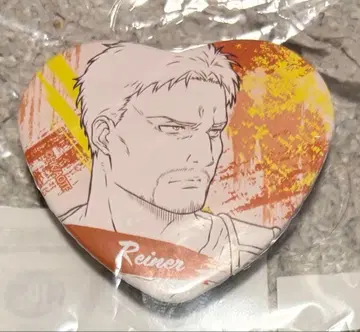 진격의 거인 The Final Season 하트형 캔뱃지 라이너 브라운