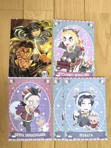 귀멸의 칼날 크리스마스 엽서 콜라보 ufotable 기백일섬