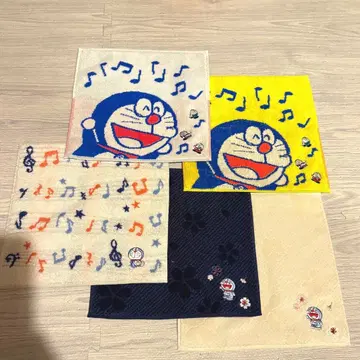 새상품 도라에몽 타월 손수건 5개 세트