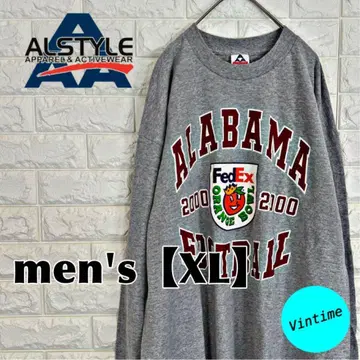 V877 [AAA] 프린트 롱 슬리브 [남성용 XL] 그레이