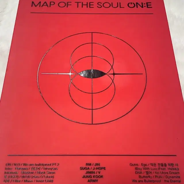 방탄 map of the soul one(맵옵솔원) 콘서트 디비디
