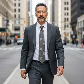 [ 새상품급 ] 밀라 쇤 그레이 넥타이 수트 멋짐