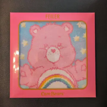 페이러 케어베어 치어베어 스타 타월 손수건 PLAZA 한정판