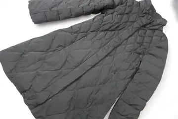 개버딘 K.T 키요코 타카세 퀼팅 다운 코트 블랙 컬러 S