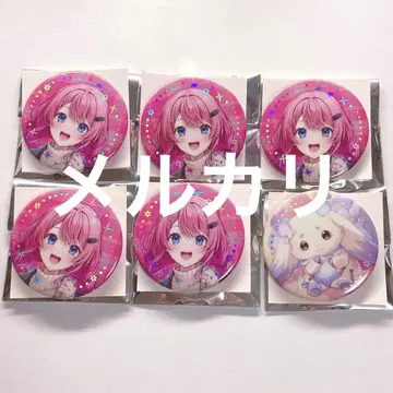 니지산지 캔뱃지 6점 묶음