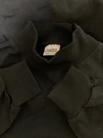 CAMBER 모크넥 긴팔 티셔츠 블랙 M