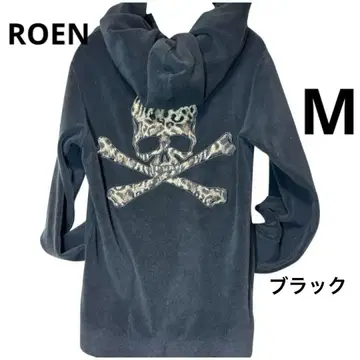 로엔 해골 후드티 블랙 46 M