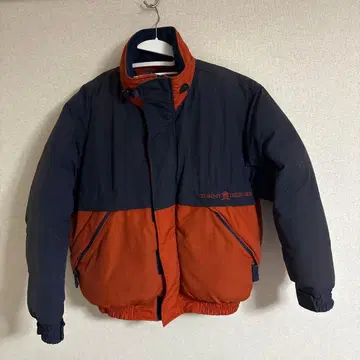 TOMMY HILFIGER 다운 자켓 네이비/오렌지