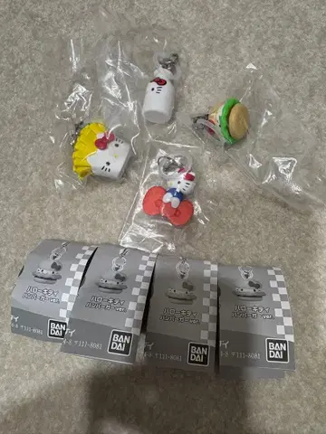 헬로키티 아메리칸 디자인 메지루시 액세서리 4점2