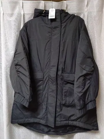 그린 파크 후디 충전솜 코트