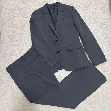 UNIQLO 그레이 수트 상하의 셋업 M