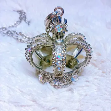 Metamorphose 수요일의 앨리스 빅 크라운 목걸이 실버