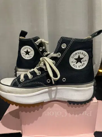 컨버스 통굽 스니커즈 23cm