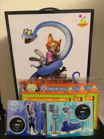 주토피아 피규어 아크릴 스탠드 스티커