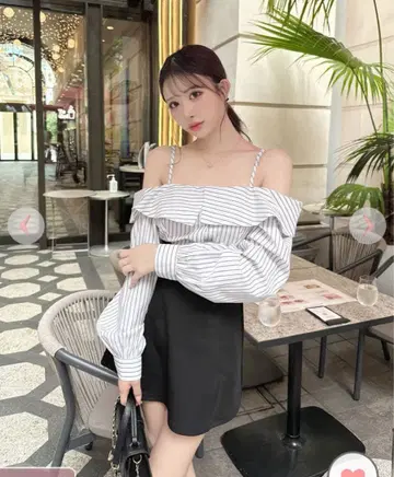 cherimi 도킹 셔츠 원피스