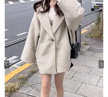 링 페이크 울 테일러드 코트 [fo1803]