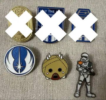 스타 워즈 핀 배지 세트 해외 디즈니 핀 트레이드 타스켄