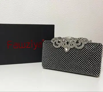 Fawziya (파우지야) 큐빅 클러치백