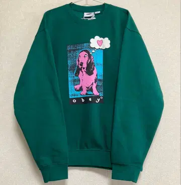 OBEY 트레이닝복 그린 개