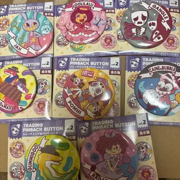 어메이징 디지털 서커스 캔뱃지 전 8종 세트 컴플리트