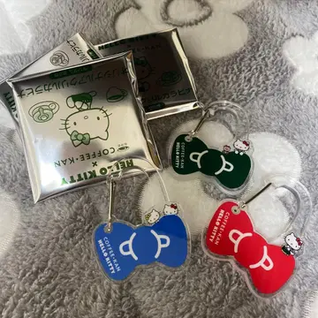 커피관 헬로키티 빨강 청록색