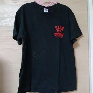 BISH OF DEATH M 사이즈 T셔츠 블랙