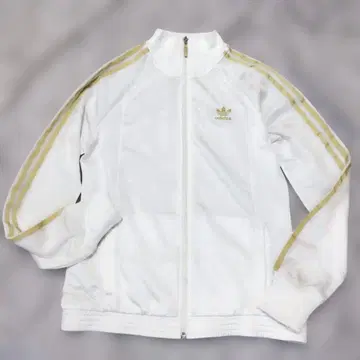 adidas 아디다스 트랙잭 화이트 골드 트레포일 L