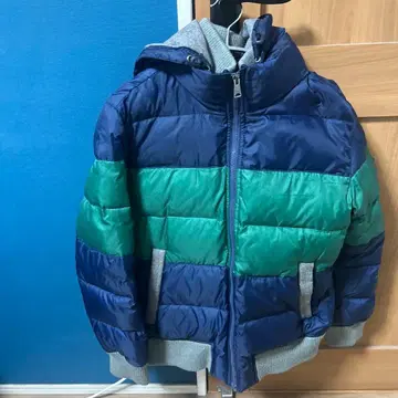 TOMMY HILFIGER 후드 부착 다운 자켓