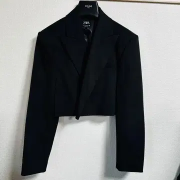 ZARA 크롭 자켓 M 블랙